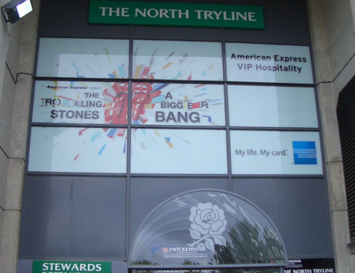 printed window display